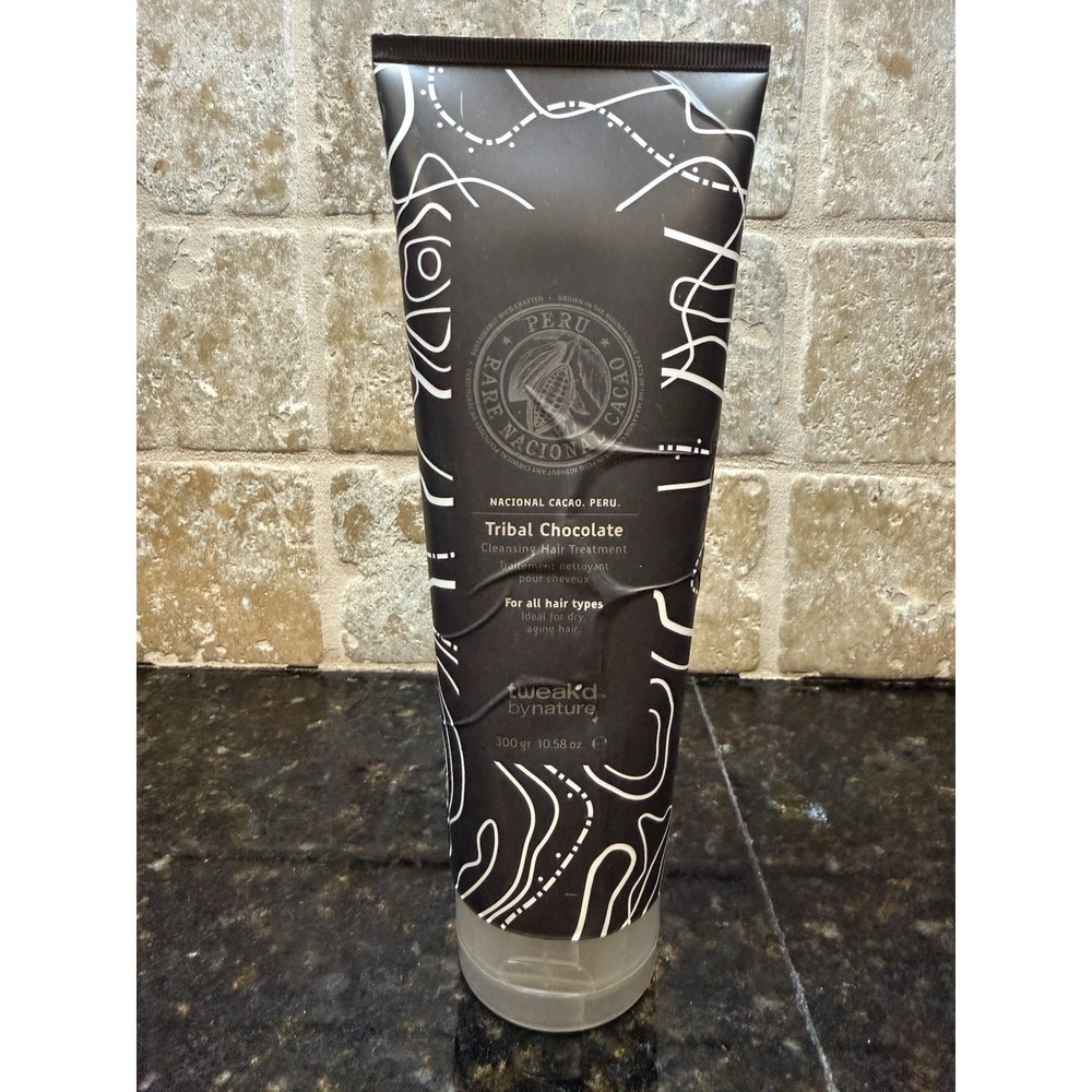 Tweak'd By Nature Tribal Chocolate Cleansing Hair Treatment 10.58oz New & Sealed